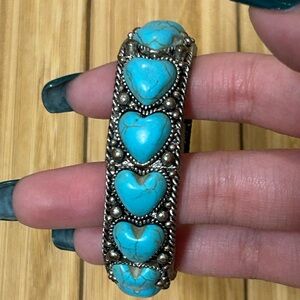 Turquoise Heart Bracelet